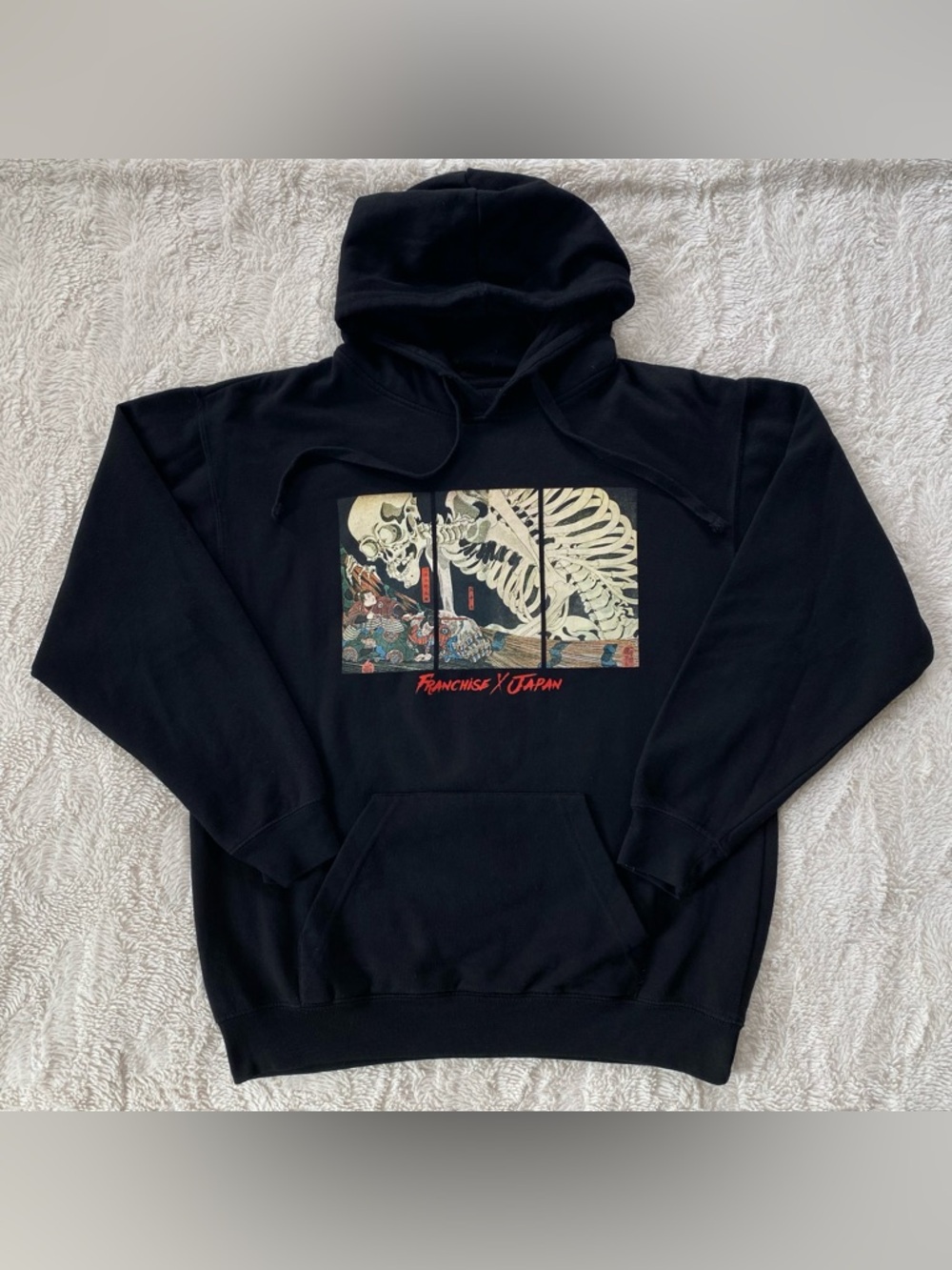 Franchise LA x Japan skull hoodie